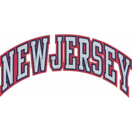 New Jersey Nets T-shirts Iron On Transfers N1101 - Click Image to Close